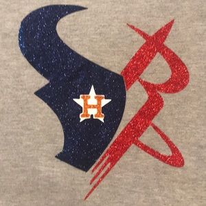 Ladies Gray Houston Rockets sweatshirt Size XL $25